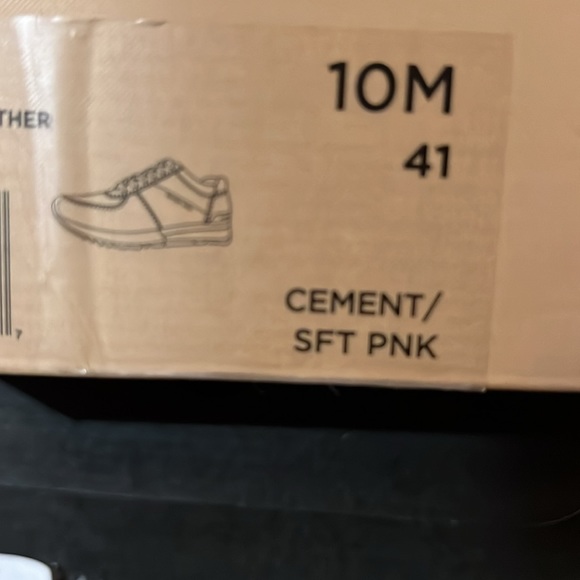 New Michael Kors ALLIE WRAP TRAINER METALLIC LEATHER sneaker size 10 new in box - Picture 9 of 12